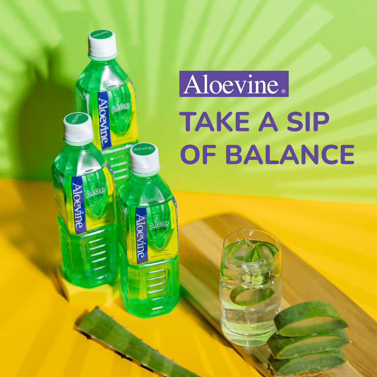 aloveページ Aloevine Original Flavor Aloe Vera Drink, Vitamin Enriched (16.9