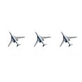 thumbnail image 3 of maskred Authentic Simulation Aircraft Fighter J-20 Model Camouflage Children Toys Thrilling Battle Imaginations Type 3 3Set, 3 of 6