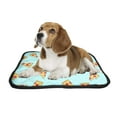 thumbnail image 2 of PKQWTM Cartoon Pizza Slice Pet Dog Cat Bed Pee Pads Mat Cushion Potty Dogsblankets Crate Bed Kennel 20x24 inch, 2 of 3