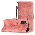 thumbnail image 1 of Compatible avec Motorola Moto E22/ E22i Étui Embossé Papillon avec Portefeuille et Support, 1 of 5