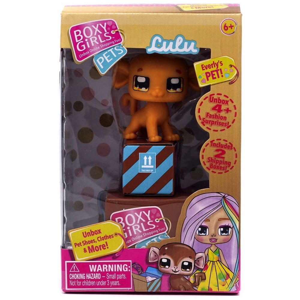 Boxy Girls Pets Lulu The Stylish Monkey With 4 Fashion Surprises New In Box