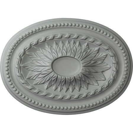 Ekena Millwork 18 1/2"W x 13 1/2"H x 1 7/8"P Saverne Ceiling Medallion
