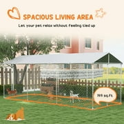 PawHut 19.7 x 7.5 x 7.5 Outdoor Dog Kennel W/ Waterproof Roof