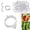 Clear-100pcs#1, variant on 1Pcs Plant Clips, Plant Support Clips Plastic Trellis Clips Garden Plant Clips for Tomatoes, Cucumbers, Vines, Reusable Garden Clips Tomato Clips, Gardening Supplies to Grow Upright(Clear-1pcs)