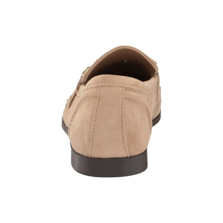 【追跡あり!】Steve Madden CARRINE フラットシューズ モカシン Steve Madden Carrine Tan Suede Slip On Almond Toe Stacked