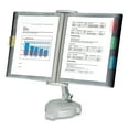 thumbnail image 2 of Fellowes Reference Rack, Plastic, Letter, 10 Pockets, Platinum -FEL22300, 2 of 4