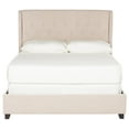 thumbnail image 2 of SAFAVIEH Blanchett Modern Retro Tufted Bed Frame, Queen, Light Beige, 2 of 8
