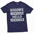 thumbnail image 3 of Mens Retirement T-Shirt Retiree Gifts Grandpa Dad Papa Goodbye Tension Hello Pension Tee (Large Black), 3 of 5