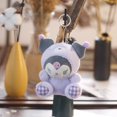 thumbnail image 1 of Muñeco de peluche de 12CM para niños, muñeco de peluche con colgante de felpa suave, de la serie Kawaii Anime Kuromi Melody, Cinnamoroll, Pochacco COS, regalo de NavidadKLM12CM Fivean Toy model, 1 of 2