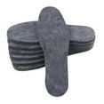 thumbnail image 7 of TELOLY 5 Pairs Wool Felt Thermal Insole Thicken Breathable Winter Warm Boots Pad Sole Men Women Sweat Absorbent Insert Shoe Accessories, 7 of 7