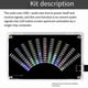 thumbnail image 3 of Kit de Producción DIY de Pantalla de Luz Rítmica de Espectro Musical LED en Forma de Abanico Práctica de Componentes SMD TJ-56-714, 3 of 5