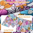 thumbnail image 5 of Aideaone Girls Outfit Fall 2 Pcs Clothes Sets Long Sleeve Ruffle Hem Shirt Floral Pants for Kids Size 3-8, 5 of 6