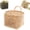 1#, variant on Quilted Laundry Basket with Handles,Large Collapsible Square-Shaped Fabric Totes with Reinforced Handles Side Pockets for Car,Home,Picnic