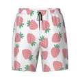 thumbnail image 5 of Rocae Strawberry for Men's Swim Trunks Quick Dry With Two Side Pockets and One Lined Patch PocketMedium, 5 of 9