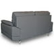 thumbnail image 4 of Love Seat de Piel Genuina ConfortoPiel  Dublin Gris Oxford, 4 of 7