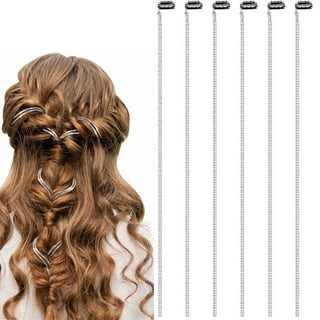 Chunyin Rhinestone Hair Chains Rhinestone Hair Accessories, Hair Extensions  Pearl Hair Clip Rhinestone Hair Pins Hair Gems Rhinestones for Braids for