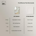 thumbnail image 6 of White Gold Canvas Elegant White and Gold Art by Art Remedy, White Frame, 36" x 54", 6 of 7
