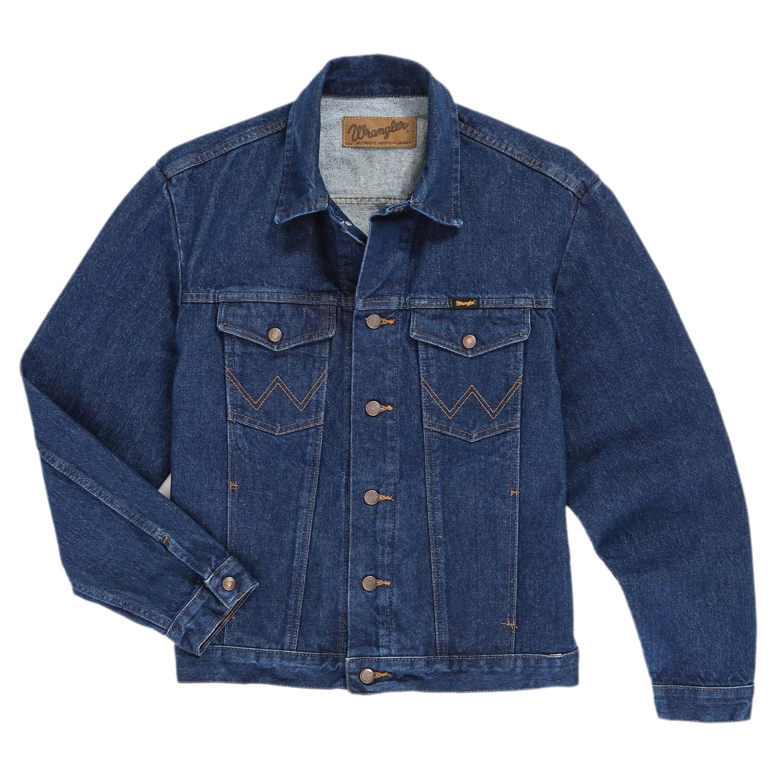 Wrangler　Coating Denim Trucker Jacket Men's Wrangler® Classic Denim Trucker Jacket | Light Wash Denim