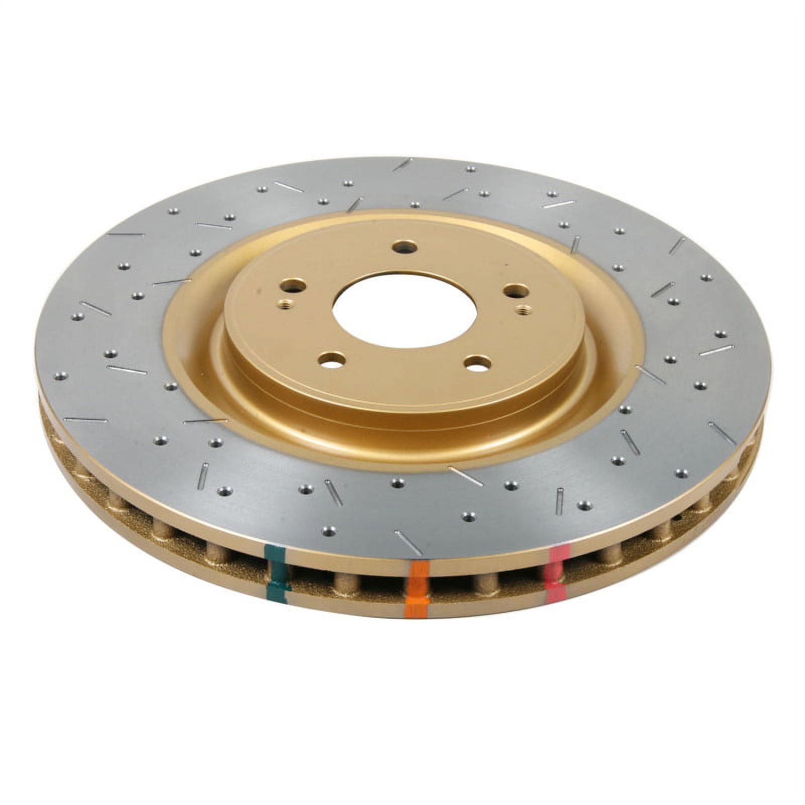 DBA 08+ EVO X Front Drilled & Slotted 4000 Series Rotor Fits select: 2008,2011-2015 MITSUBISHI LANCER EVOLUTION GSR