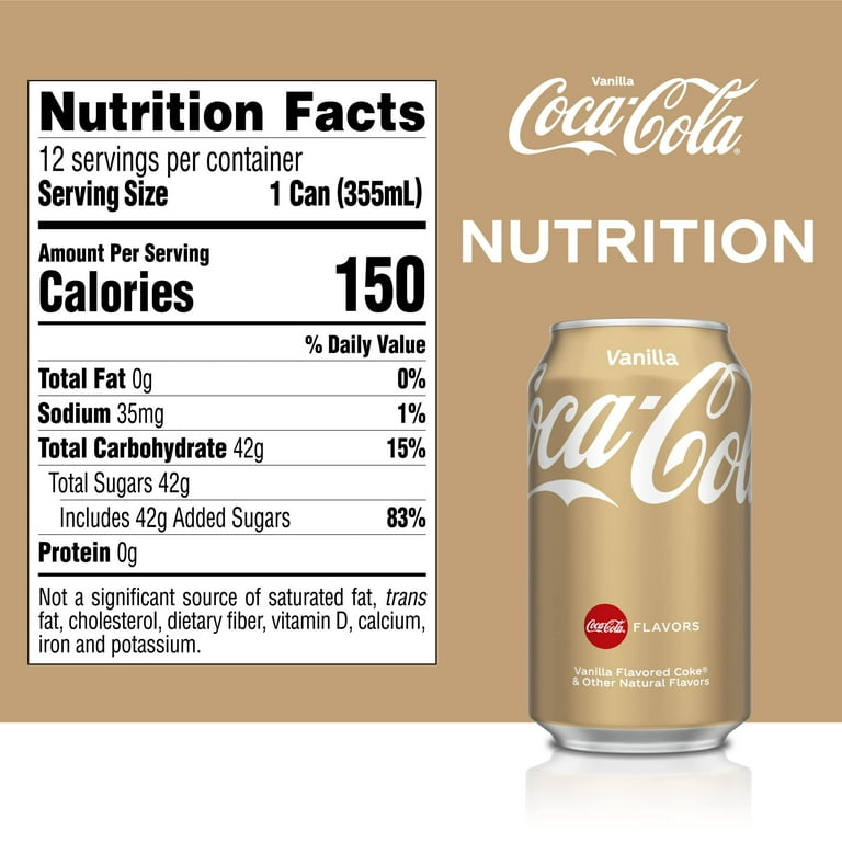 Vanilla Coca-Cola 12缶✖︎３ Coca-Cola® Vanilla Soda Cans, 12 pk / 12 fl oz - Harris Teeter