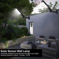 thumbnail image 3 of Solar Wall Light Human Body Induction Chargeable Waterproof Outdoor Street Lamp LL?68T, 3 of 5