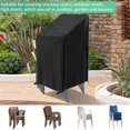 thumbnail image 3 of Funda antipolvo para silla, bolsa de almacenamiento, Protector de Muebles De Jardín exterior, organizador de silla impermeable, 2 uds., 3 of 5