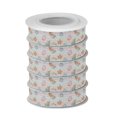 thumbnail image 2 of 5 Rolls Christmas Ribbon 1.5 inch Wide Decorative Ribbon for Gift Wrapping and Holiday Decorations Pastel Christmas-themed, 2 of 7