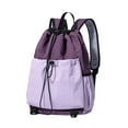 thumbnail image 3 of GARENDE Drawstring Backpack Badminton Backpack Daypack Professional Tennis Racket Bag Racquet Carrying Bag for Pickleball Gym Fitness Pink Purple, 3 of 6