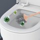 thumbnail image 5 of Juego de cepillos de inodoro compactos con depósito de agua extraíble | Cepillo de baño moderno para inodoros y lavabos | Mango ergonómico y cerdas suaves | Azul, blanco o rosa, 5 of 7