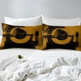 thumbnail image 3 of Erosebridal Circle Geometric Fitted Sheet Set Queen, Futuristic Minimalst Bedding Queen Size, Abstract Decor（No Top Sheet）, 3 of 6
