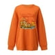 thumbnail image 3 of Sudaderas de Acción de Gracias Para Mujer, Blusa Holgada de Manga Larga Con Estampado A La Moda, Suéter Informal de Cuello Redondo, Tops, Sudadera Odeerbi  ODB122727, 3 of 4