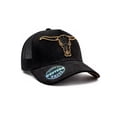thumbnail image 1 of KNITE Gorra Trucker Livestock Midnight Legacy Toro Bordado Dorada Ajustable, 1 of 5