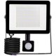 thumbnail image 1 of Foco LED con sensor de movimiento de 50 W que ahorra energía, configuración personalizable, carcasa de aluminio fundido a presión, luz de trabajo para exteriores, foco de seguridad impermeable de luz, 1 of 5