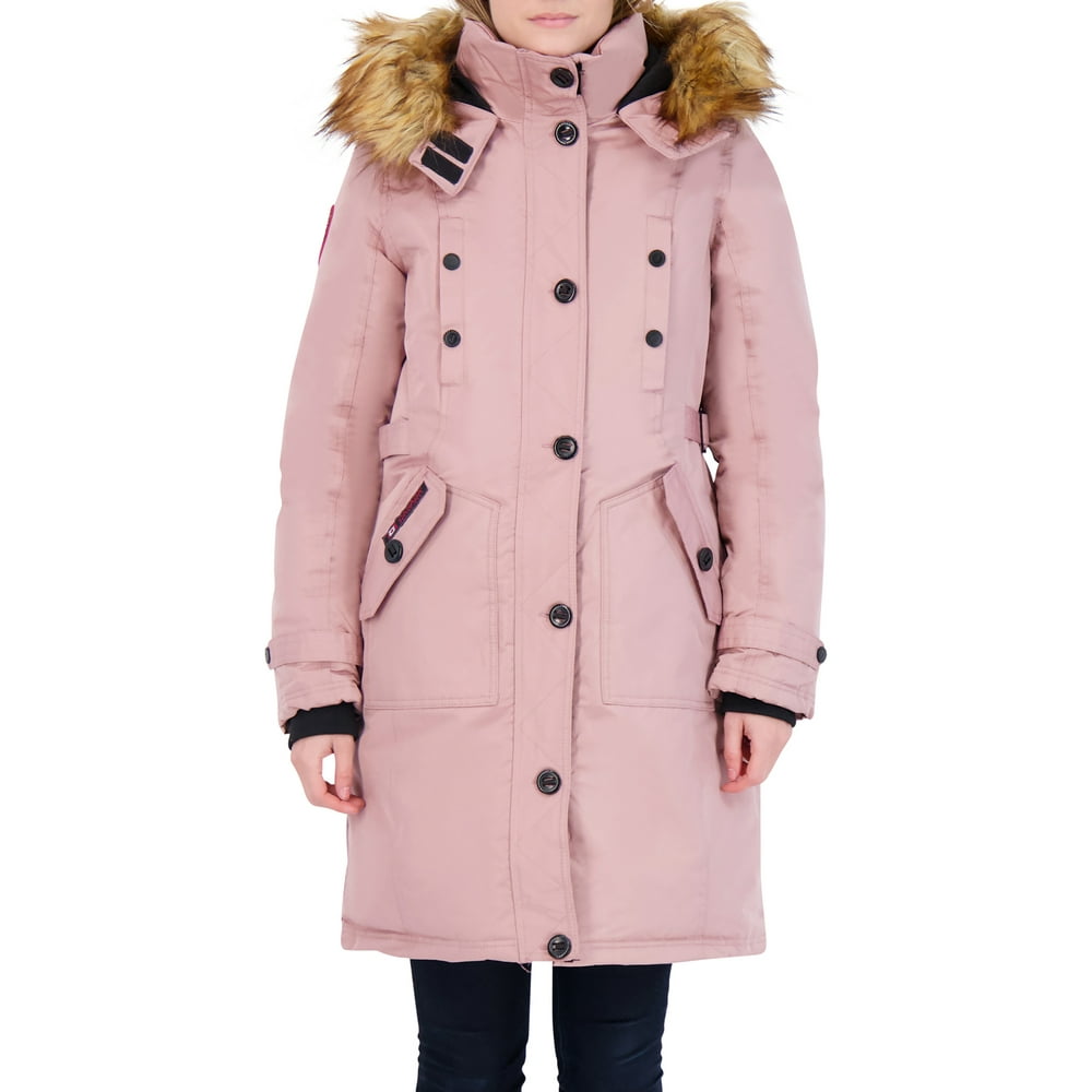 Canada Weather Gear Canada Weather Gear Women's Faux Fur Hooded Parka