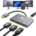 thumbnail image 1 of Adaptador THANDBLE de DisplayPort a Dual DisplayPort y HDMI 4K60Hz, 1 of 7