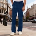 thumbnail image 2 of Sentmoon Sweatpants Workout Pants for Men Men Long Trousers Sweatpants Drawstring Stretchy Comfortable Fabric with Pockets for Outdoor Activities and Hiking L, 2 of 9