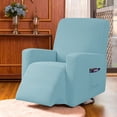 thumbnail image 2 of Subrtex Recliner Chair Cover Stretch Recliner Slipcover Lazy Boy Covers For Furniture Protector Rocker Sofa Cover With Side Pocket (Recliner Steel Blue), 2 of 5