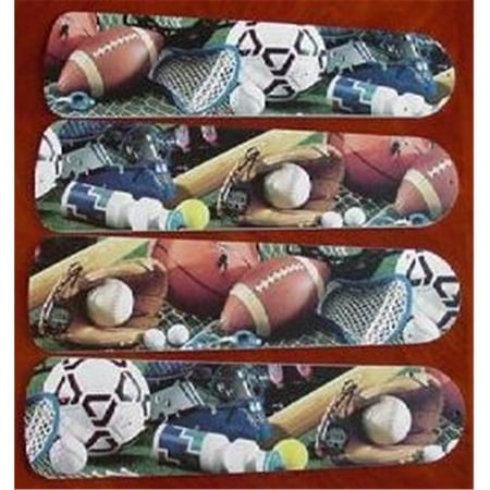 

Soccer Football Baseball Sports 42 in. Ceiling Fan Blades Only