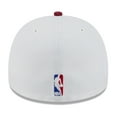 thumbnail image 4 of Men's New Era White/Wine Cleveland Cavaliers 2025 NBA Draft A-Frame 59FIFTY Fitted Hat, 4 of 5