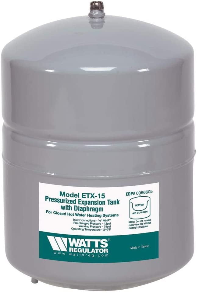 Watts Non-Potable Water Expansion Tank, Gallons- ETX-15