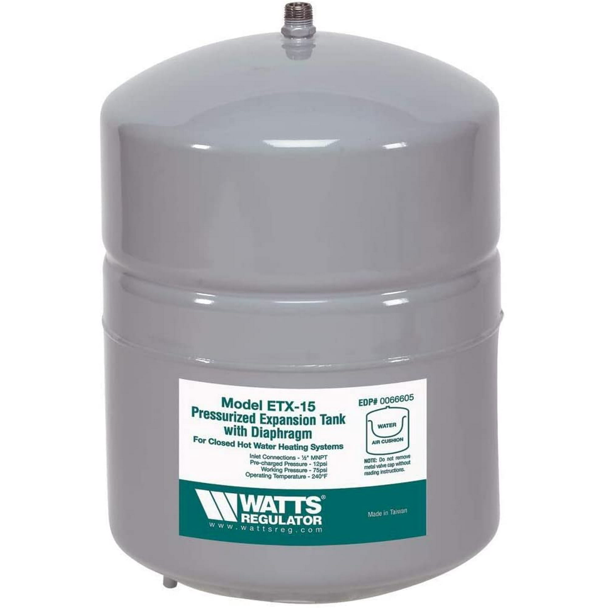 Watts Non-Potable Water Expansion Tank, Gallons- ETX-15