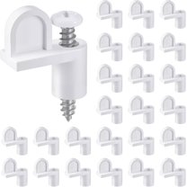 3/8 in Nylon Window Screen Clip with Screws Offset Window Clips for Fastens Winter Window Screens, Storm Windows, Storm Panels, Screen Door Clips