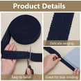 thumbnail image 4 of Prussian Blue Polyester Ribbon 10 Yards Polyester Webbing Carpet Binding Trim 1.49 Inch Twill Tape, 4 of 9