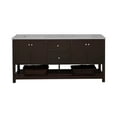 thumbnail image 3 of Lakeshore 72" Double Bathroom Vanity with Chocolate Cabinet and Engineered Carrara Top, 3 of 6