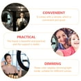 thumbnail image 4 of 1 Set Phone Holder Selfie Light Phone Tripod Live Makeup Phone Rack (Black), 4 of 7