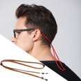thumbnail image 4 of maskred Stretchy Universal Eyeglass Strap Non- for Slip Eyewear Retainer for Sports Light Brown 26.77 Inch 1Set, 4 of 6