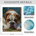 thumbnail image 3 of Diamond Art Kit for Adults, Bulldog Resting On Grass Field Diamond Painting for Adults Beginners, 5D DIY Diamond Art Painting Kits, Colorful Diamond Painting Craft for Home Decor 12x16, 3 of 7