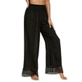 thumbnail image 1 of SAYOO pantalones de playa de encaje femenino fluoroscopia de encaje delgado fiesta de ocio de primavera pantalones de pierna ancha sueltos SAYOO moda, 1 of 7