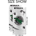 thumbnail image 3 of Fingertip Face Bath Towels Seamless Dinosaur Pattern, Soft Absorbent Thin Guest Hand Towels, 2 Pack Decorative Dish Towels for Kitchen Bathroom Hotel Gym, 30x15 Inch, 3 of 6