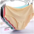 thumbnail image 1 of Las Mujeres De La Moda De Una Pieza Sin Costuras De Hielo De Seda Bragas De Niñas Ropa Interiorpangjing, 1 of 3